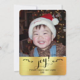 ¡Alegría! - Oro personalizado || Navidades fotográ