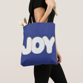 Alegría - palabra en colores, bolsos de tela