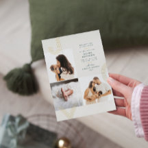 Alegría por el anuncio de nacimiento Verde azulado