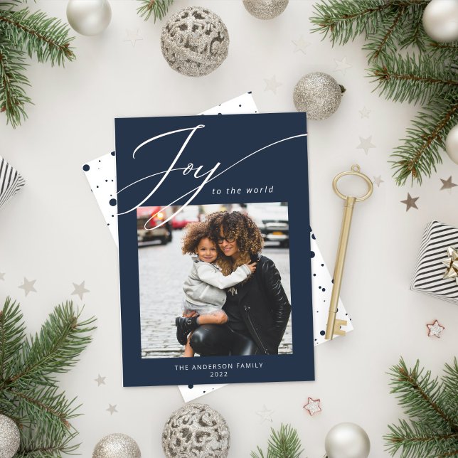 Alegría por la tarjeta navideña de fotos de Navida (Subido por el creador)