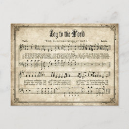 Alegría por la tarjeta postal mundial de Navidad v