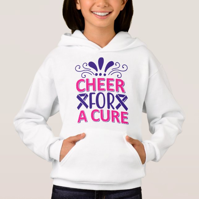 Alegría por una cura rosa y morado (Anverso)
