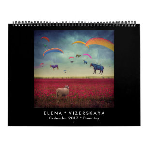ALEGRÍA PURA del calendario 2017 del arte de Elen