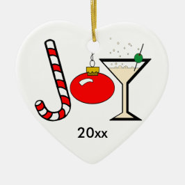 Alegría roja del ornamento del recuerdo del