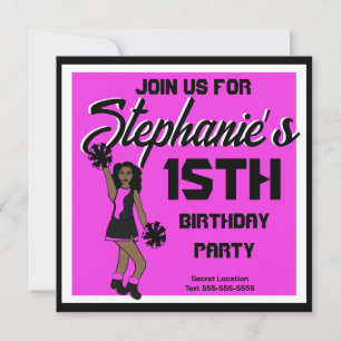 Alegría rosa #1 Invitación