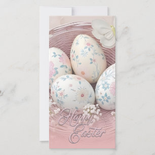 Alegría suave de Pascua con motivos florales