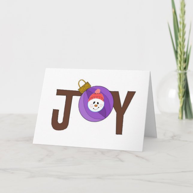 Alegría - Tarjeta de Navidad (Anverso)