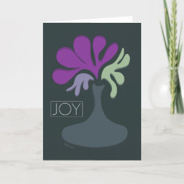 Alegría - Tarjeta de saludo floral