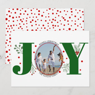 Alegría Verde con foto de Navidad de bayas