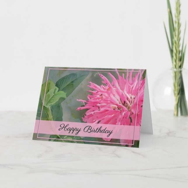 Alegría y Bendiciones - Tarjeta de Cumpleaños (Anverso)