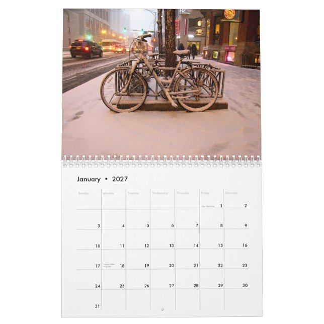 Alegrías del calendario de las bicis 2013 (Jan 2027)