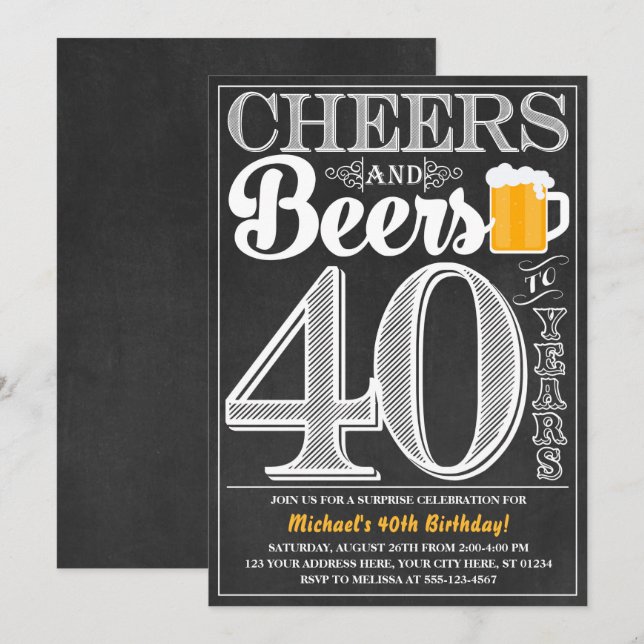 Alegrías y cervezas a 40 años de invitación del (Anverso / Reverso)