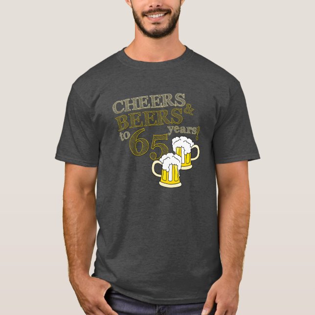 ALEGRÍAS y CERVEZAS a 65 años de camiseta del (Anverso)