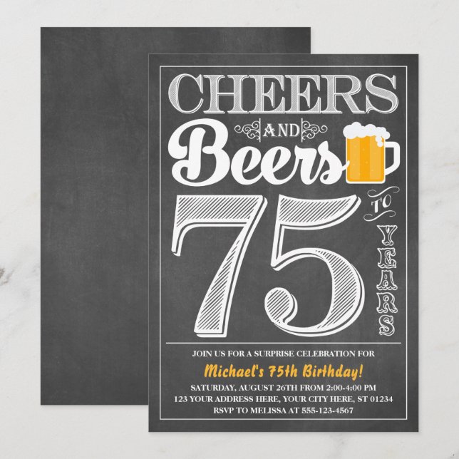 Alegrías y cervezas a 75 años de invitación del (Anverso / Reverso)