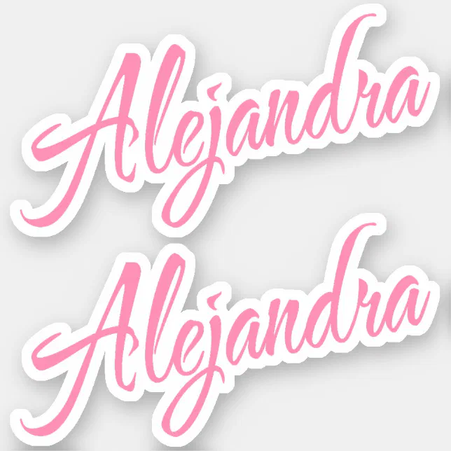 ▷ Pegatina personalizada comunión Modelo Alejandra ❤