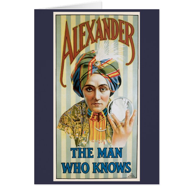 Alejandro, el hombre que sabe, el Poster de la mag (Frente)
