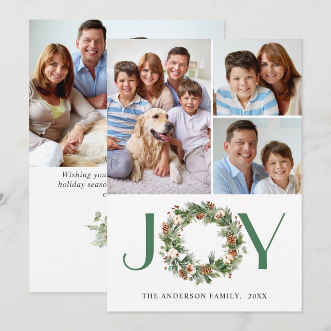 Aleluya Piñas de Abeto Corona de Navidad 4 FOTO (Anverso / Reverso)