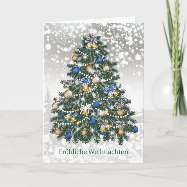 Alemán de baubles de árbol de Navidad (Anverso)