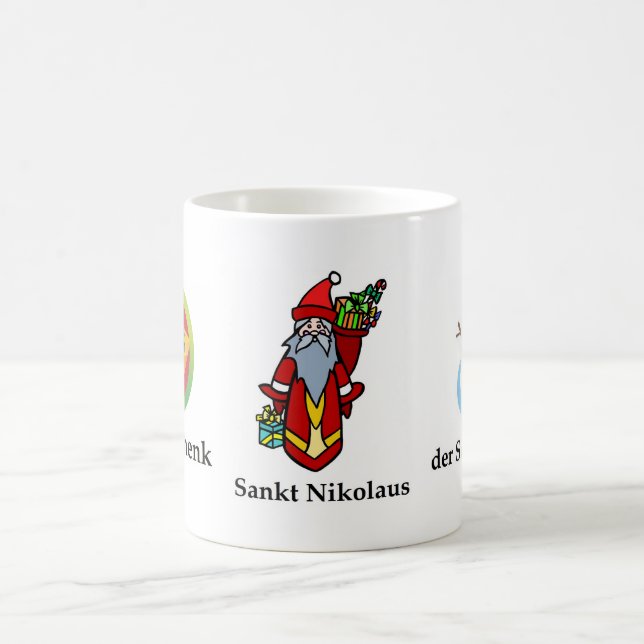 Alemán de la taza del navidad