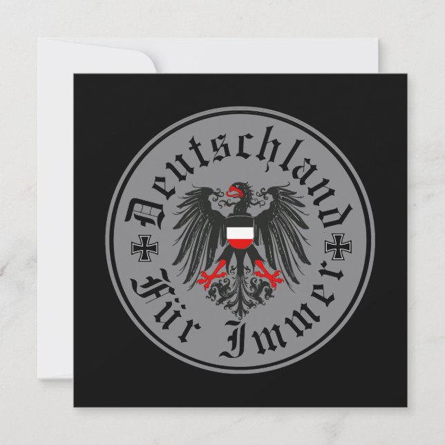 Alemán/Deutschland Forever/águila/cruz de hierro (Anverso)