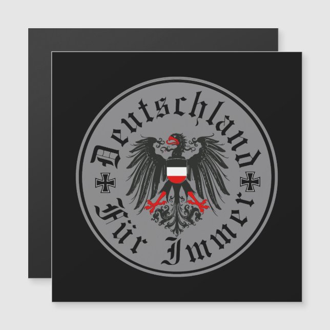 Alemán/Deutschland Forever/águila/cruz de hierro (Anverso/Reverso)