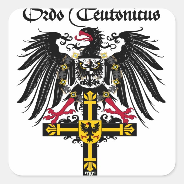 Alemán orden águila de emperador pegatina (Anverso)