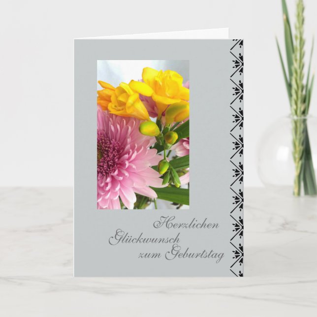 Alemán: tarjeta de cumpleaños (Anverso)
