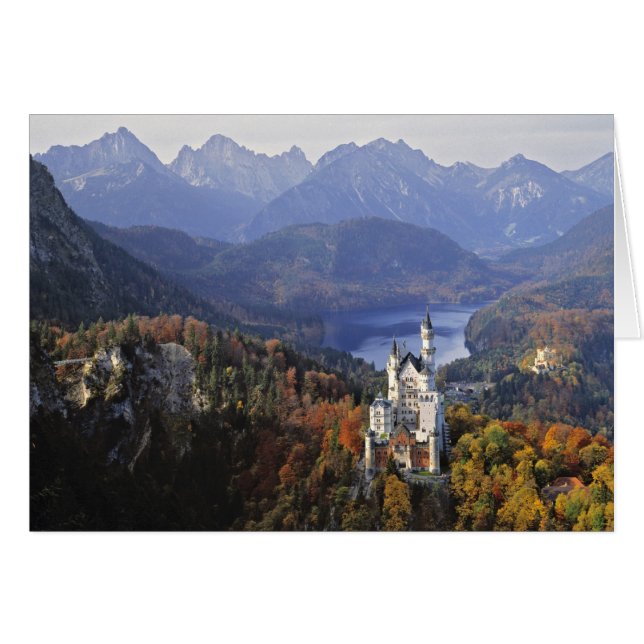 Alemania, Baviera, Castillo Neuschwanstein. Doble (Anverso (Horizontal))