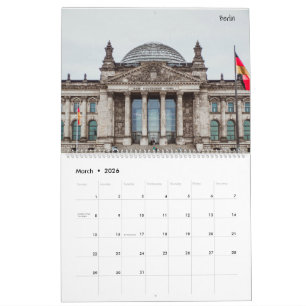 Alemania en imágenes calendario grande de dos pági