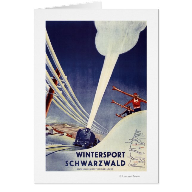 Alemania - Esquiando en la Selva Negra (Frente)