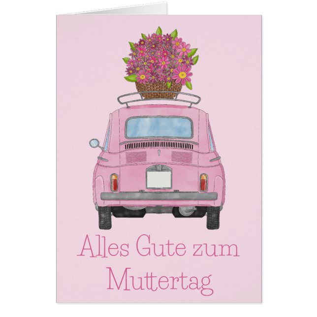 ¡alemania feliz día de la madre! (Frente)