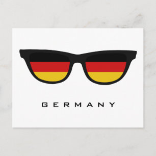 Alemania Sombras personalizado texto y postal colo