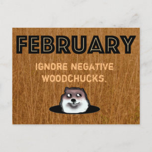 ALENTAMIENTO DE FEBRERO por tarjeta postal Slipper