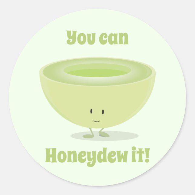 Alentamiento de Honeydew | PEGATINA (Anverso)