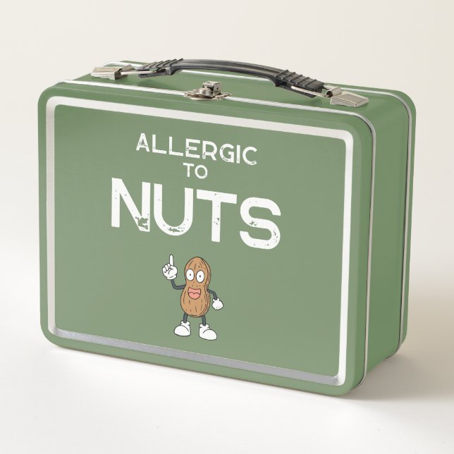 Alergia de las nueces Caja de almuerzo (Anverso)