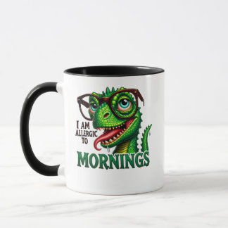 Alérgico a la taza matutina - Graciosa cita animal