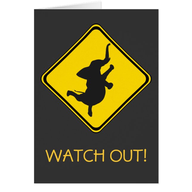 Alerta: ¡Bailando Elefante Xing! (Frente)