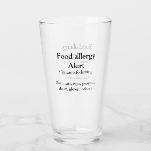 Alerta de alergia al alimento añadir nombre de los