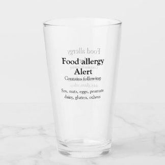 Alerta de alergia al alimento añadir nombre de los