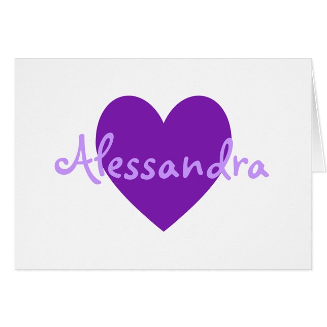 Alessandra en morado (Anverso (Horizontal))