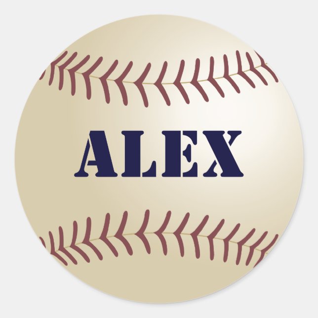 Alex Pegatina de Béisbol / Sello (Anverso)