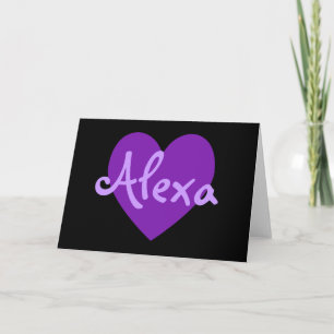 Alexa en morado