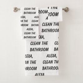 Alexa, limpia el baño