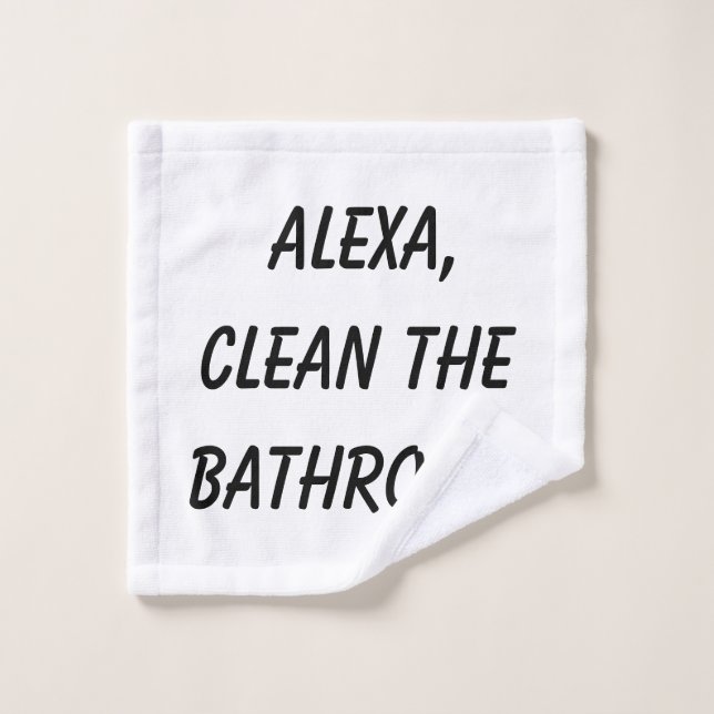 Alexa, limpia el baño (Toallita)
