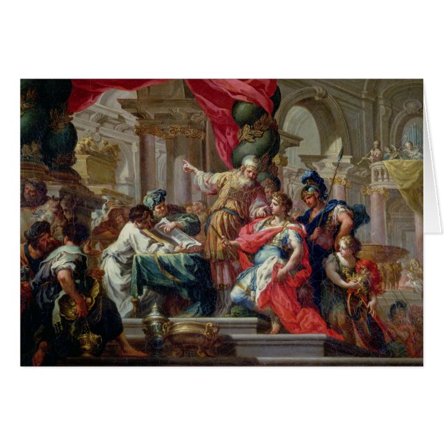 Alexander el grande en el templo de Jerusalén (Anverso (Horizontal))