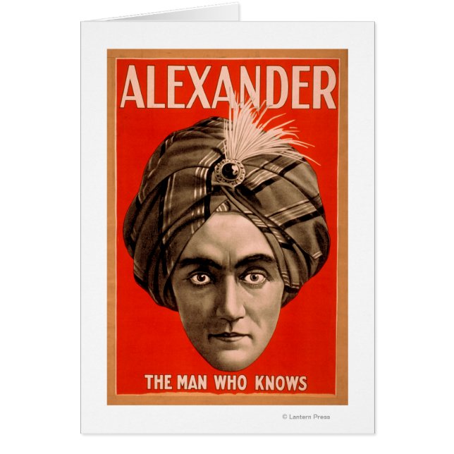 Alexander el hombre que conoce al Poster mágico (Frente)