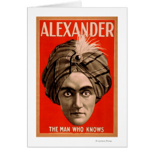 Alexander el hombre que sabe el poster mágico