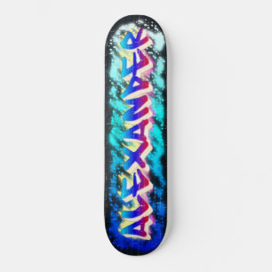ALEXANDER Graffiti Personalizado Skateboard