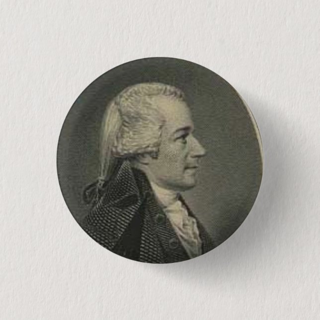 Alexander Hamilton que graba el botón (Anverso)
