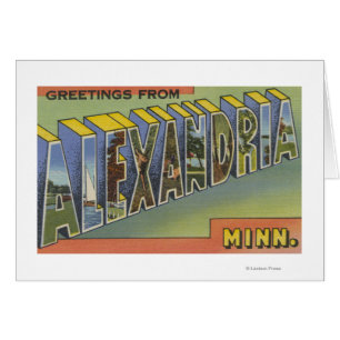 Alexandría, Minnesota - escenas grandes de la
